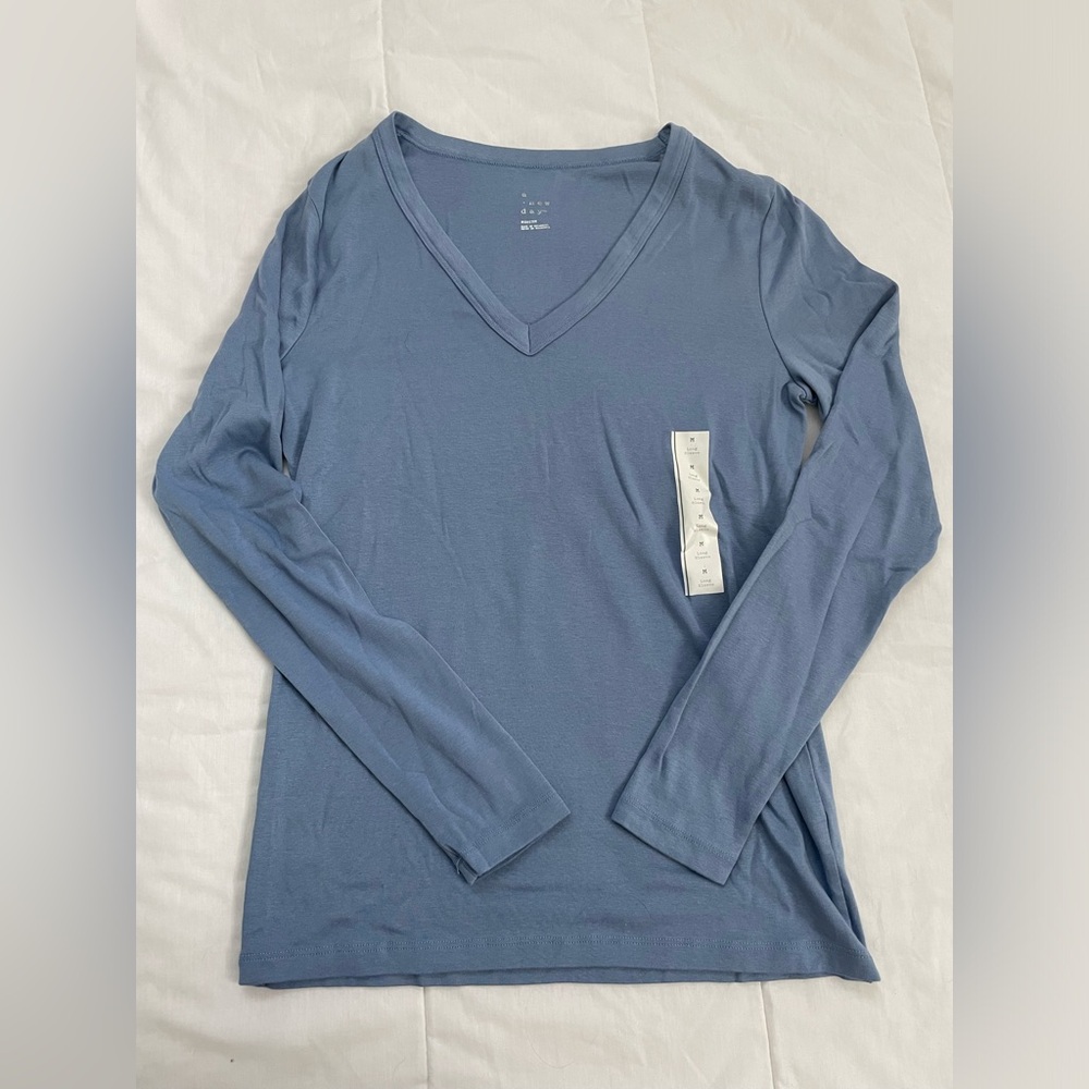 A New Day Blue Long Sleeve Shirt